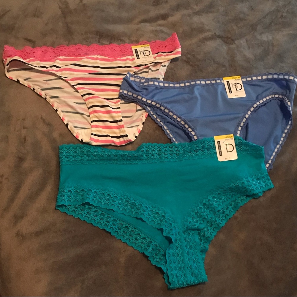 NWT 3 Pairs New Directions Panties Size M